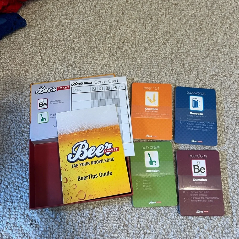 Trivia Game - Yellow Beer Theme